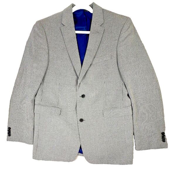 Tommy Hilfiger Mens Double Vented Blazer Sport Jacket Contrast Sleeve *READ  SZ - Picture 1 of 14